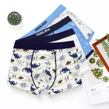 Хлопковые трусы-боксеры для мальчиков, детское нижнее белье, трусы-боксеры для маленьких и больших мальчиков, детское нижнее белье, 2 шт