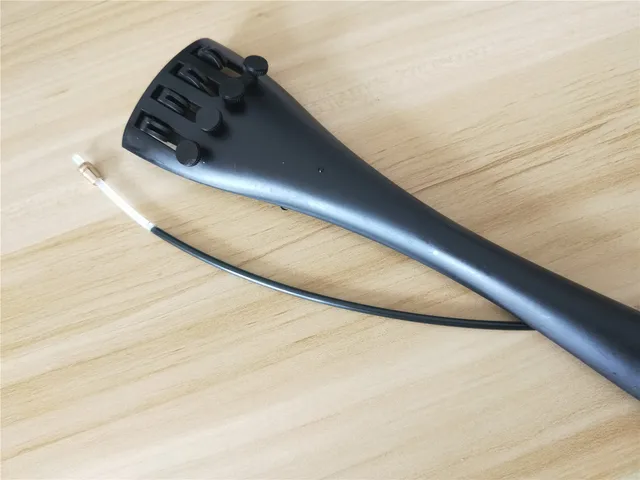1 PC Quality Carbon Cello Tail Piece with 1 PC Nylon Cello Tail Gut from 1/4 1/2 3/4 to 4/4