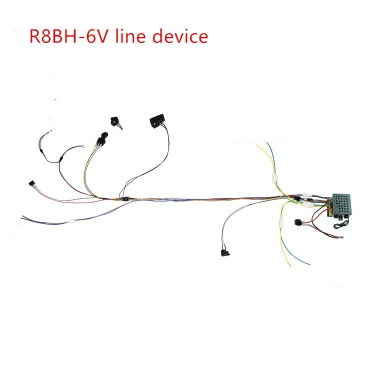 R9BH-6/12 в Детский электромобиль, четырехколесный автомобильный линейный приемник, пульт дистанционного управления, аксессуары для детских колясок