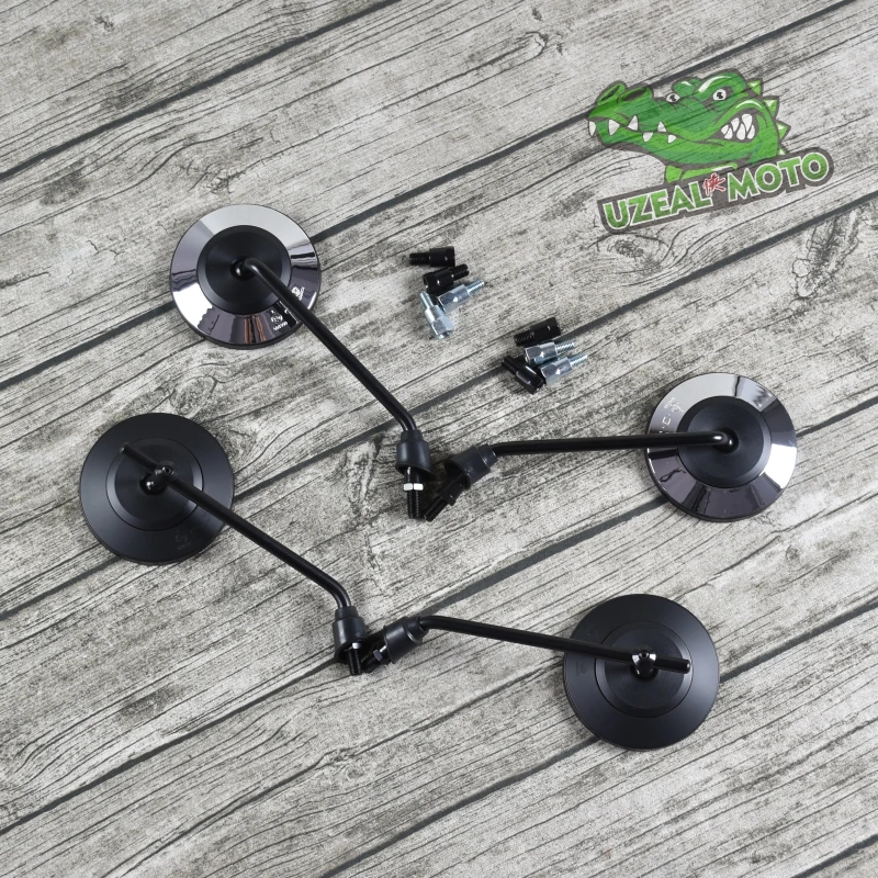 

Length adjustable rearview mirror motorcycles universal retro High strength engineering plastics