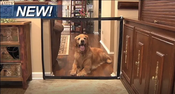 

HEYPET Magic-Gate Dog Pet Fences Portable Folding Safe Guard Indoor and Outdoor Protection Safety Magic Gate For Dogs Cat Pet