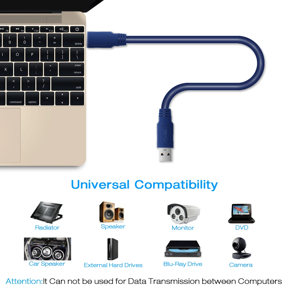 Suntaiho USB-USB 3,0 кабель для передачи данных папа-папа USB кабель-удлинитель для радиатора жесткий диск Webcom USB 3,0 кабель