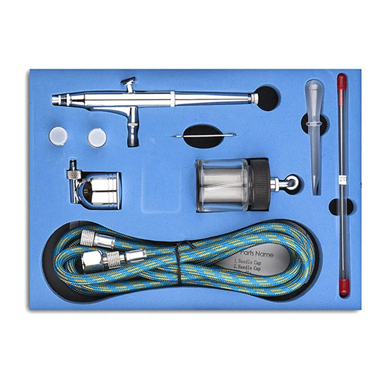 Double acting gravity intake air gun air compressor kit 6
