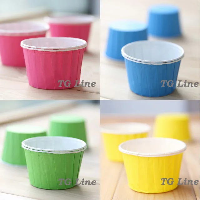 100pcs Lot Mix Color Base 5CM Large Size Muffin Cupcake Paper Cups 100pcs Lot Mix Color Base 5CM Large Size Muffin Cupcake Paper Cups