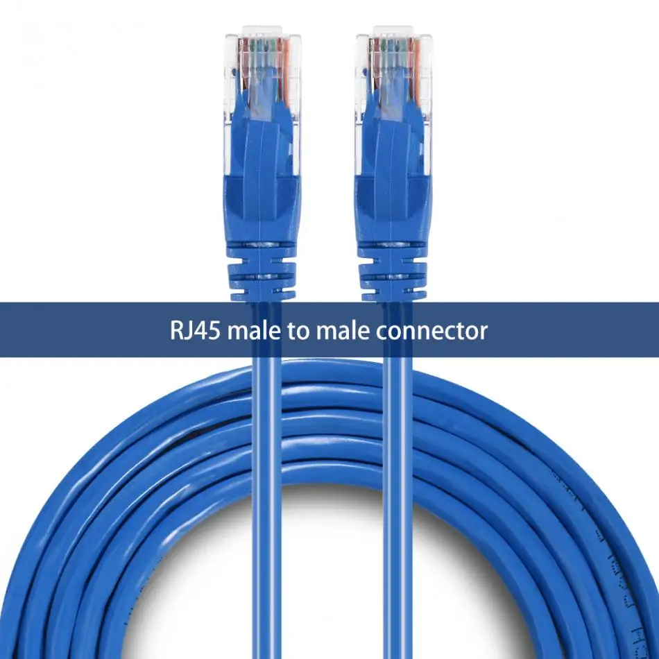 

#0181 Lan Patch Cable Cord Line 250MHz RJ45 Blue Lan Cable CAT 6 Ethernet Network