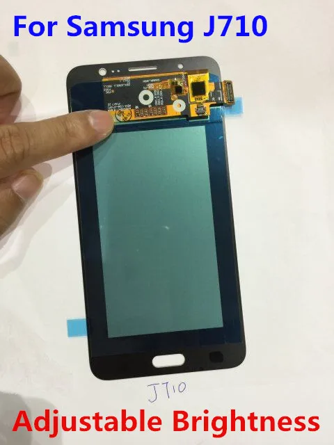 

Adjustable Brightness AMOLED J7 2016 J710 LCD Display Touch Screen Digitizer Assembly For Samsung Galaxy J7 2016 J710 SM-J710F