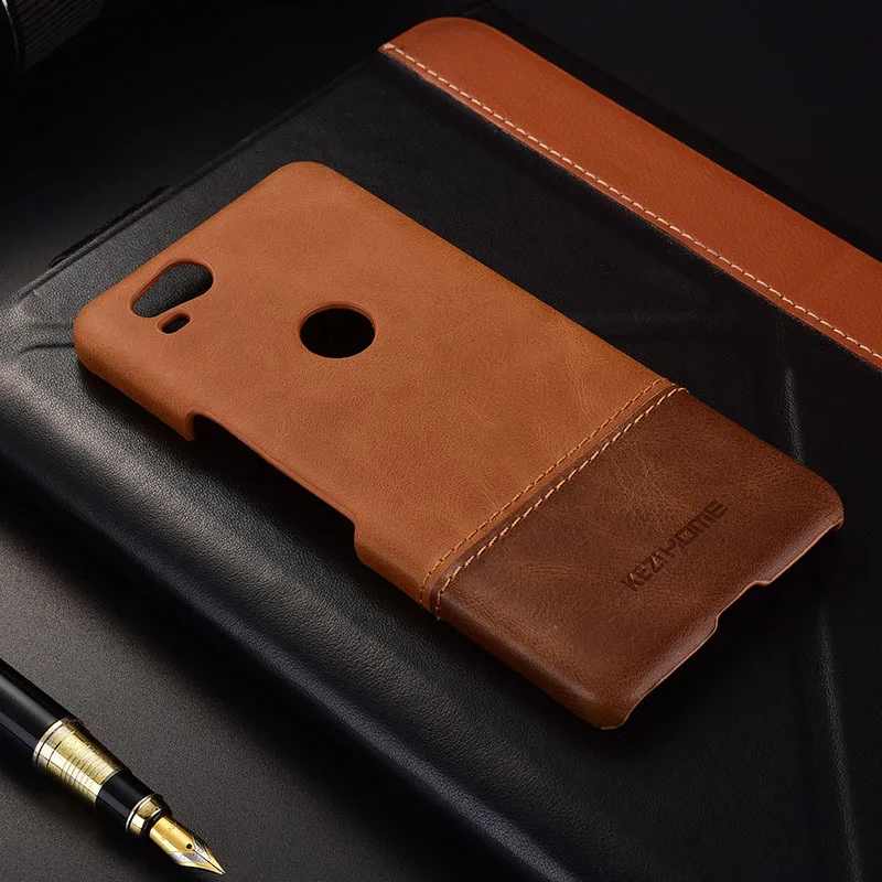 Case for Google Pixel 2 KEZiHOME Luxury Hit Color Genuine Leather<br /> Hard Back Cover capa For Google Pixel2 5.0 Phone cases-in <br />Half-wrapped Cases from Cellphones