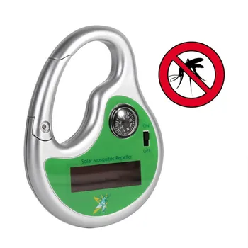 

Portable Electronic Mosquito Repeller Hook Type Pest Repeller Solar Ultrasonic Mosquito Insect Killer with Compass