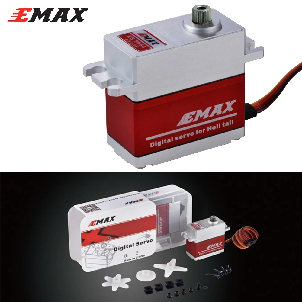 

EMAX ES9255 Metal Case Brushless Digital Metal Gear Servo High Voltage Servo For RC Model