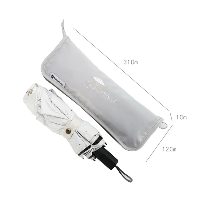 Portable Zipper Closure Water Absorption 4 Colors Umbrella Case Pouch