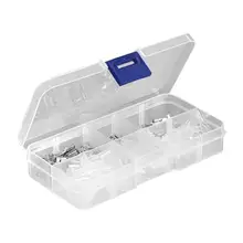120pcs/box Spade Shape Electrical Wiring Connector Insulated Bare Terminals