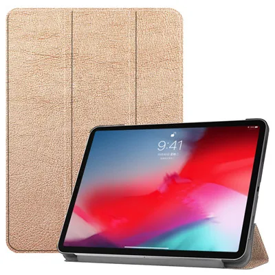Стенд флип чехол для ноутбука для iPad Pro 11 Смарт Магнитный PU кожаный складной планшет рукав держатель для iPad Pro 11 дюймов крышка - Цвет: rose gold