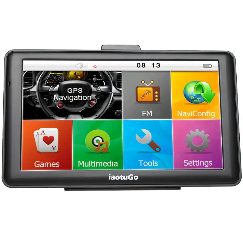 GPS Navigator 7" Capacitive Car Truck Navigation System Bluetooth AVIN 128 8G FM Free Maps Updated
