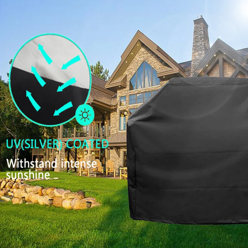 Premium Waterproof BBQ Grill Cover Heavy-Duty Gas Grill Cover for Electric Stove Weber Char-Broil Nexgrill Brinkmann