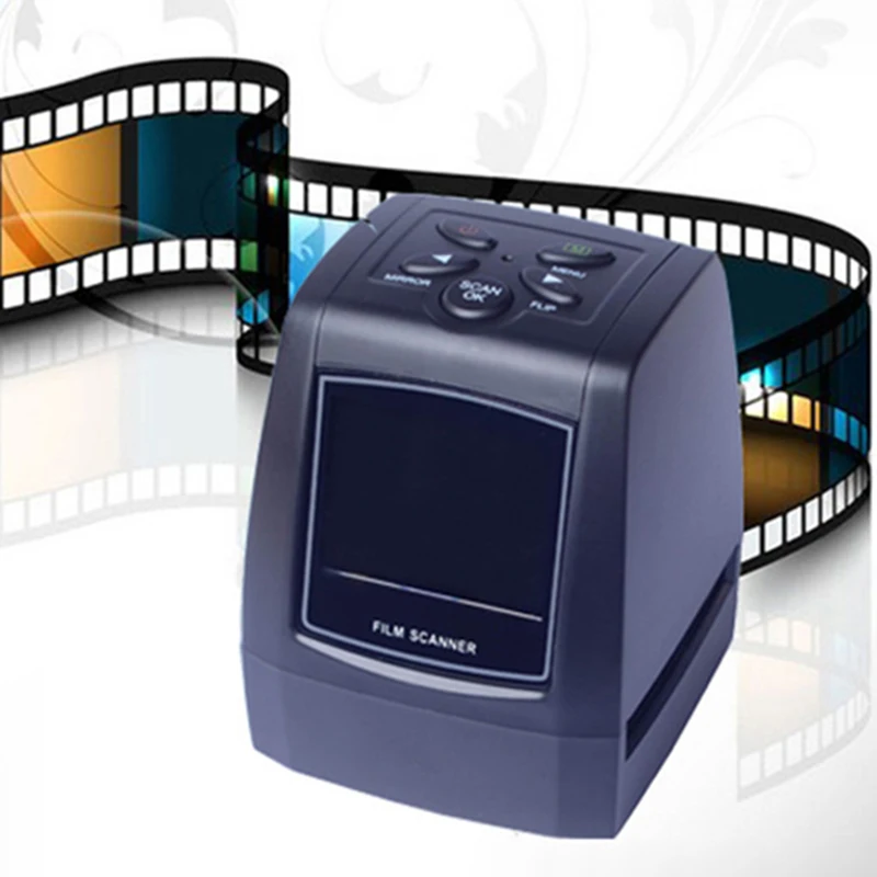 Ygctfnp 35mm / 135mm Negative Film Scanner 5MP Digital LCD Slide Mini ...