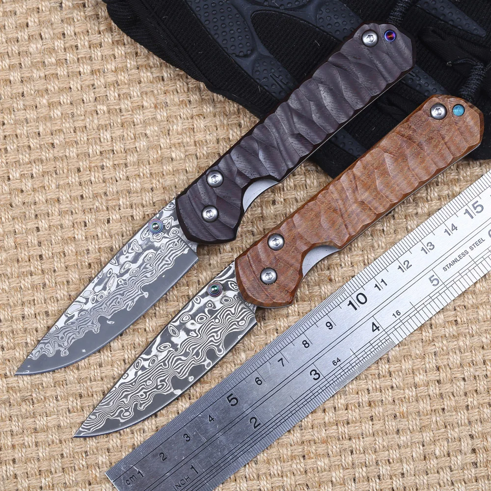 IKIV folding knife Ball Bearing Folding Knife D2 Blade rosewood Handle