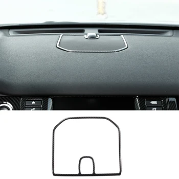 

Carbon Fiber Style ABS Dashboard speaker Decoration Frame Trim For Land Rover Discovery Sport 2015 2016 2017 Styling Accessories