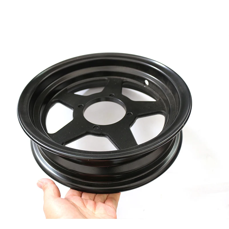 

Electric tricycle scooter black aluminum wheel hub closed car four wheeled vehicle wheels 3.50-10 vacuum aluminum wheel