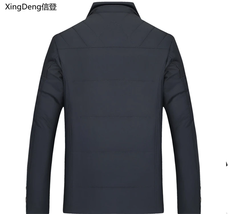 Мужская теплая куртка XingDeng Модная хлопковая Повседневная Верхняя одежда с