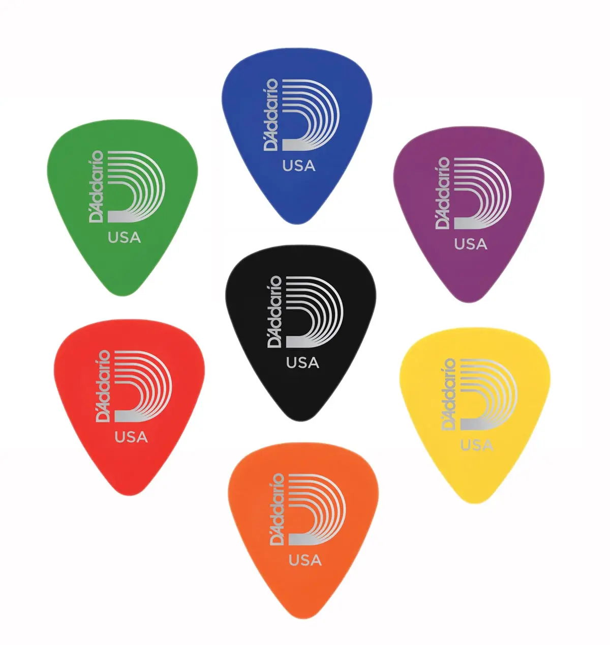 D'Addario Planet Waves Duralin стандартные медиаторы для гитары, по 1 штуке