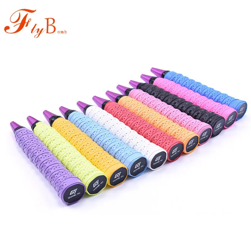 Anti skid Keel Overgrip Breathable Perforated Badminton Racket Sweat Absorption Band Sports