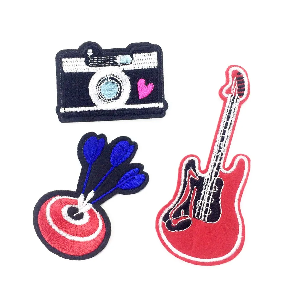 Embroidered Sewing Badge Iron On Patches For Clothing Iron On Stickers