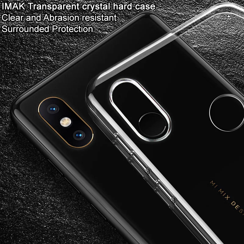 Xiaomi Mix 2 S Чехол IMAK Crystal II Pro Жесткий для полное покрытие прозрачный защитный