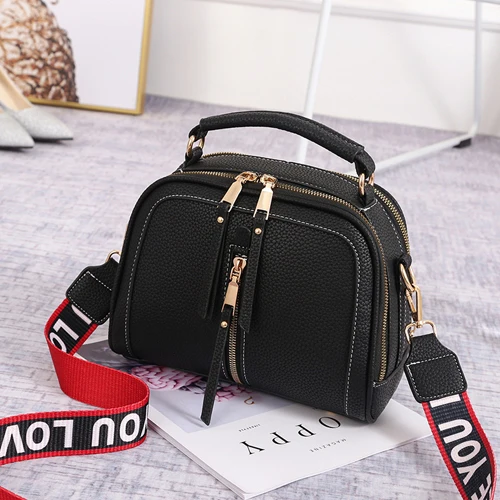 Luxury Handbags Women Bags Designer Crossbody Bags Female Small Messenger Bag Women's Shoulder Bag Bolsa Feminina SD-760 - Цвет: Black shoulder bags