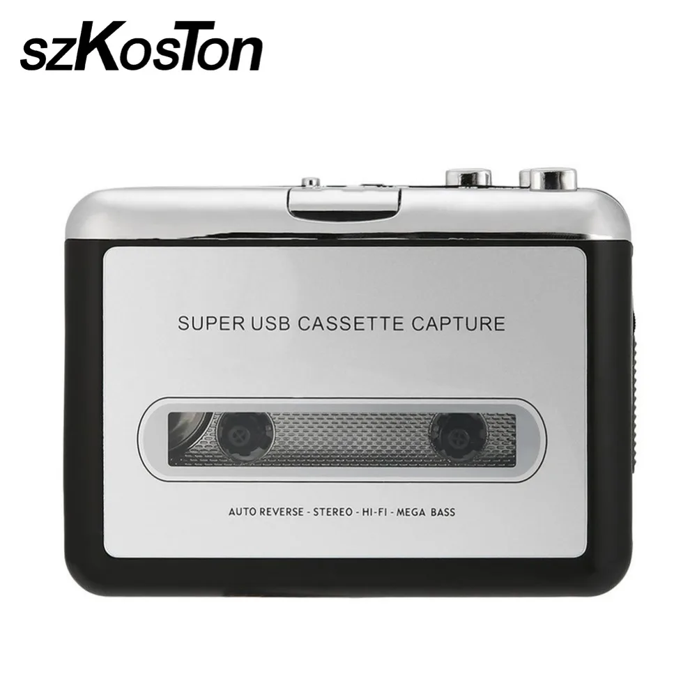 

USB Cassette Player MP3 Portable Audio Cassette Player Walkman Capture Cassette Recorder Converter Digital Audio Music Player