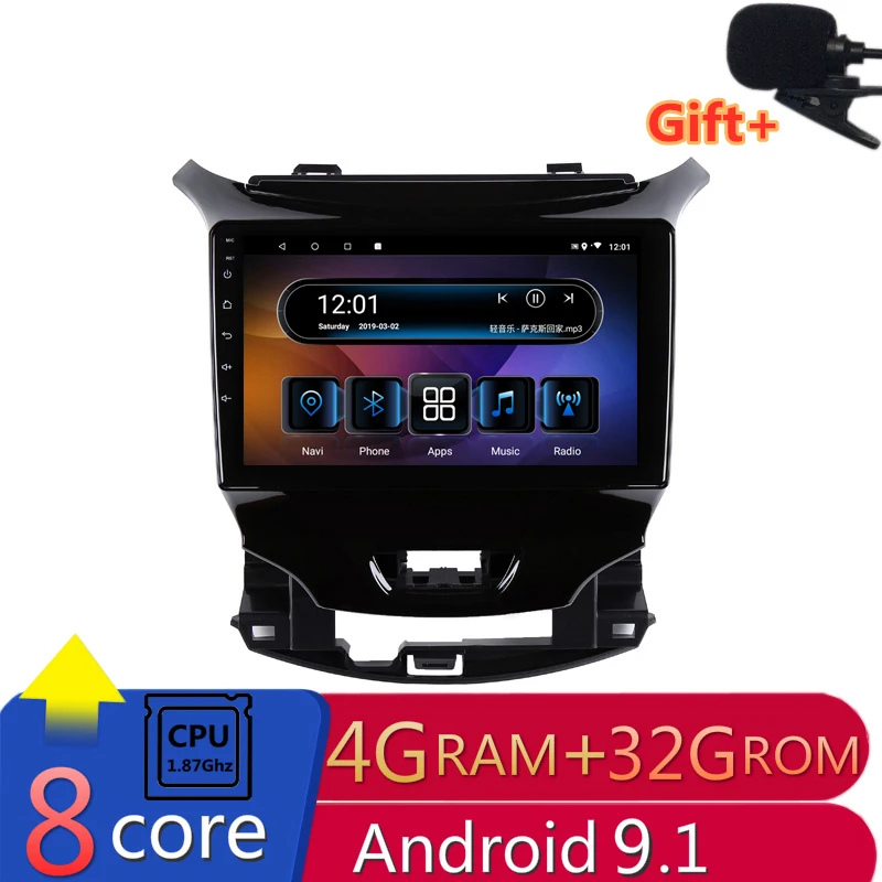Clearance 9" 4G RAM 2.5D IPS 8 CORE Android 9.1 Car DVD Multimedia Player GPS for Chevrolet Cruze 2015 2016 2017 2018 car radio navigation 0 Clearance 9" 4G RAM 2.5D IPS 8 CORE Android 9.1 Car DVD Multimedia Player GPS for Chevrolet Cruze 2015 2016 2017 2018 car radio navigation 0
