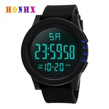 Бренд honhx мужские модные спортивные часы Роскошные мужские водонепроницаемые цифровые милитари часы Relogio Masculino erkek kol saati