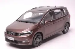 1:18 литья под давлением модели для Volkswagen VW все новые Touran L 2016 коричневый MPV сплав игрушечный автомобиль миниатюрный коллекция подарки