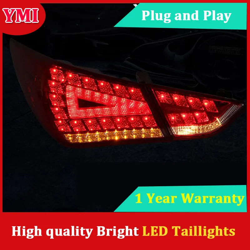YMI Car Styling for Hyundai Sonata 8 LED Taillights 2011 2014 Sonata 8