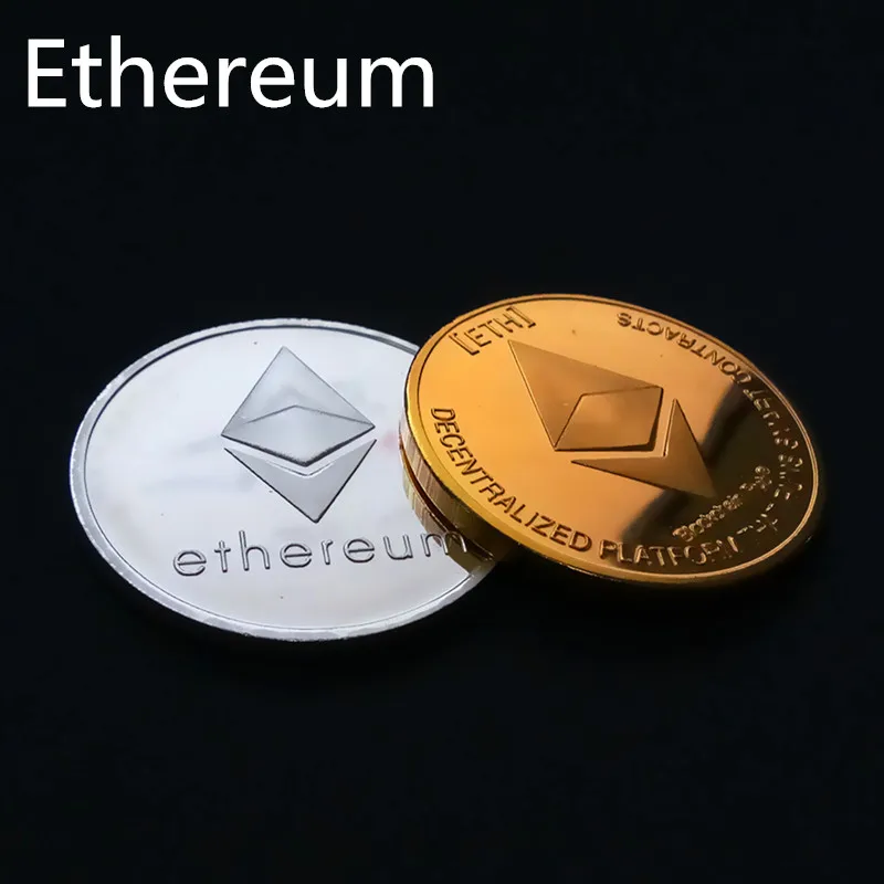 Gold Plated Virtual metal commemorative coin Bitcoins Souvenir art collectible business gift holiday decoration gift Antique Im