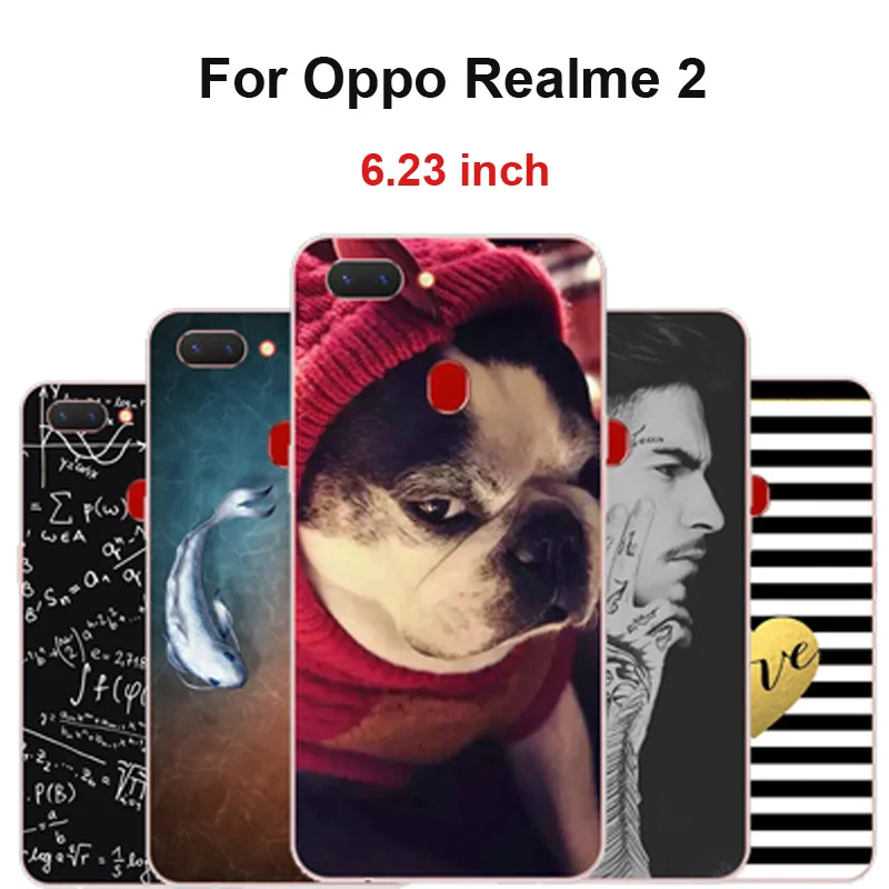 Чехол для Oppo Realme 2 чехол мягкий TPU силиконовый чехол для телефона Fundas для Oppo Realme2 чехол Защитный противоударный capa