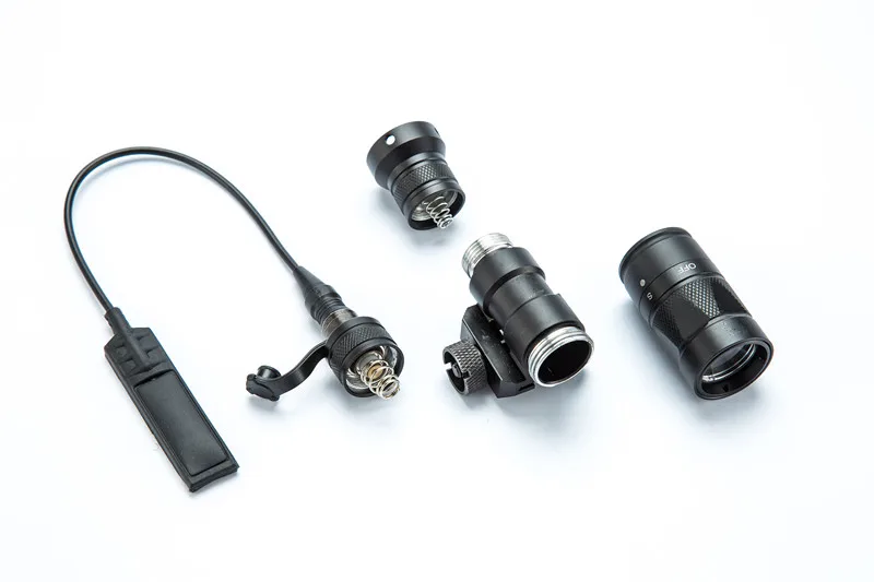 Tactical  M300V Mini Scout Light Weaponlight 400 Lumens Output Constant/Momentary/Strobe Flashlight for Hunting