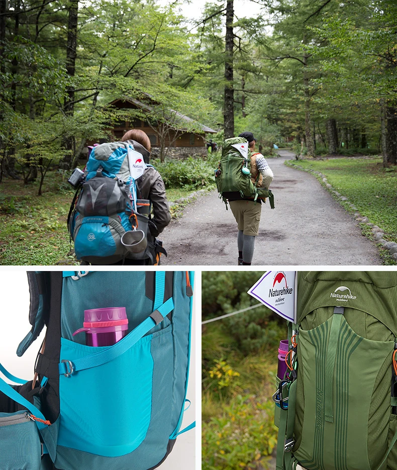 Naturehike 45L рюкзак для путешествий, профессиональный походный рюкзак с подвеской, походные рюкзаки, рюкзак