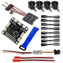JMT DIY 130-150 FPV Racing Drone parts 1104 4000KV Motor 12A 4 IN 1 ESC 3 Inch Props SP Racing F3 Flight Control Mini Camera