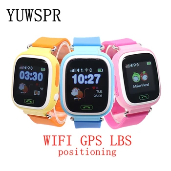 

kids GPS tracker Watches WIFI GPS LBS SOS call location Device Anti-Lost touch screen Monitor Baby children smart watch Q90 G72