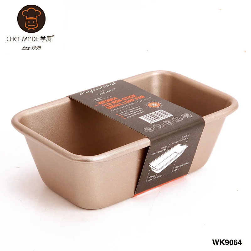 

Chef Made Panning For Gold Toast Bread Mold Bread Baking Molds Baking Tray Assadeira Retangular Bandeja Horn
