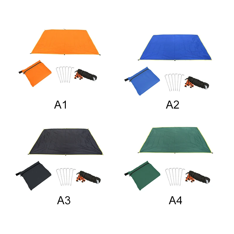 150*220/180*220/240*220 سنتيمتر في الهواء الطلق للماء التخييم حصيرة خفيفة خيمة قماش القنب الأرض أكسفورد ورقة حصيرة بطانية مظلة 4 ألوان