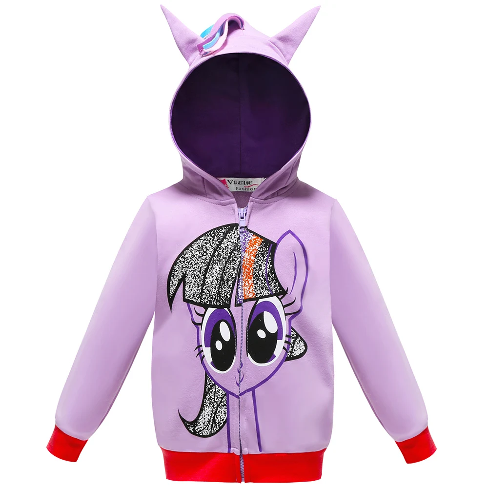 

Spring Kids Jacket with Wing Pony Stroped Rainbow Jacket for Boys Children Girls Costume Children Clothes Boy Hoodie Kids Coat