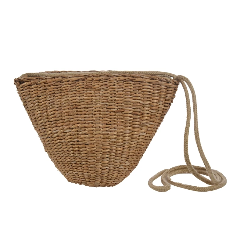 

Rattan grass small ladies can be fitted with mobile phone keys purse cute grass women bag bolso
