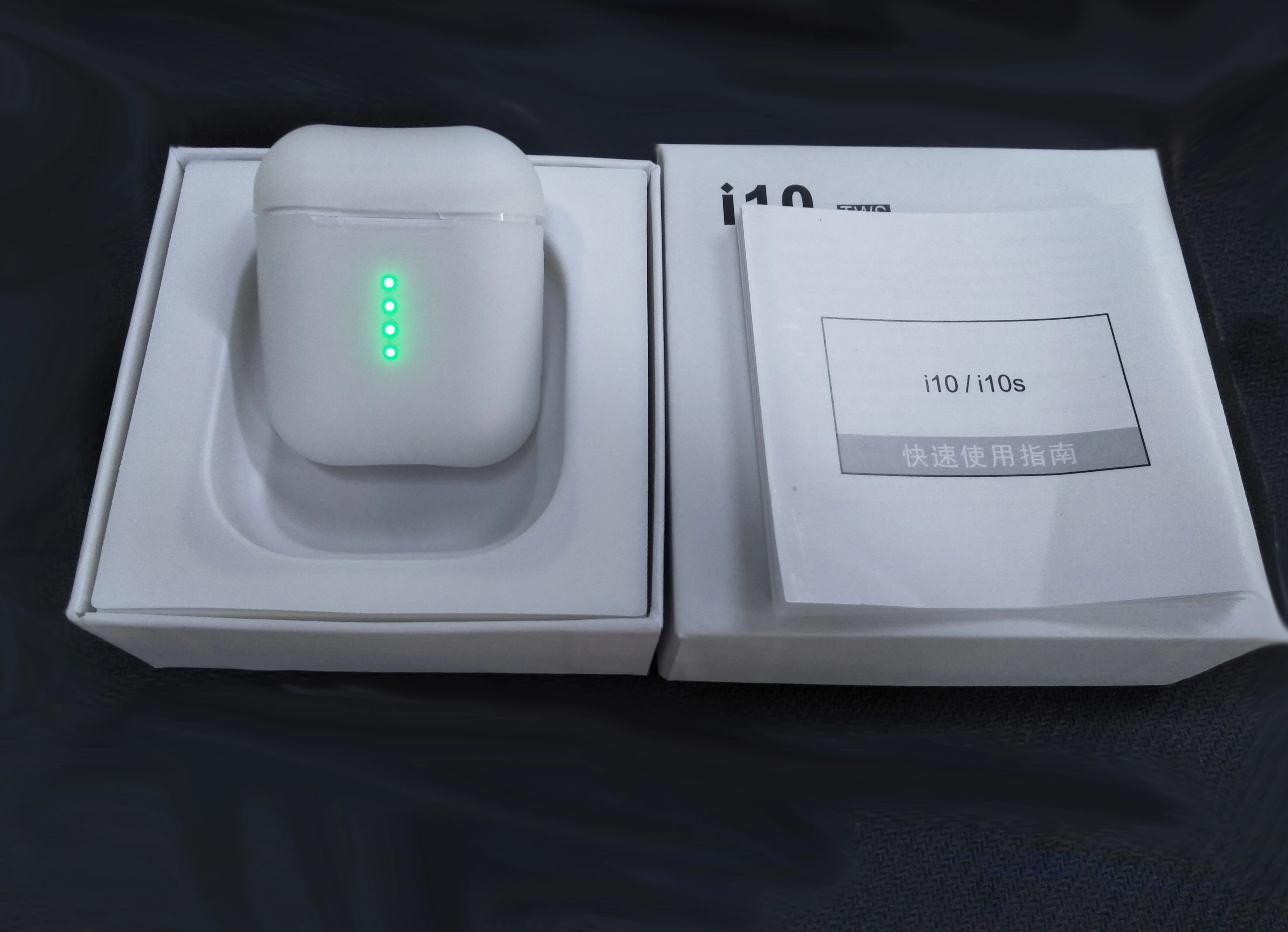 

Original i10 tws 1:1 Wireless Bluetooth headsets bass pk i10s tws w1 chip for iPhone Android smartphone i10 TWS.
