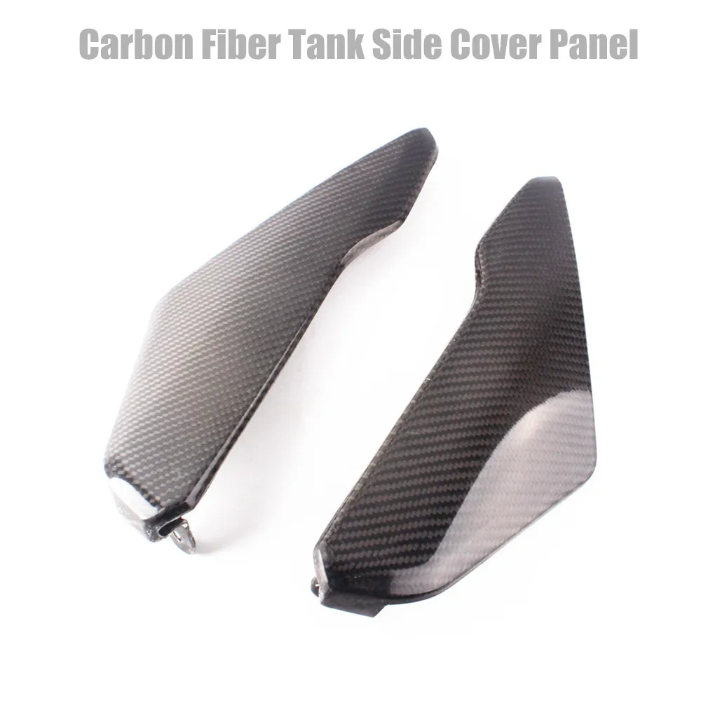 

Motorcycle Carbon Fiber Tank Side Cover Panel Fairing For Suzuki GSXR 600 750 2004 2005 K4