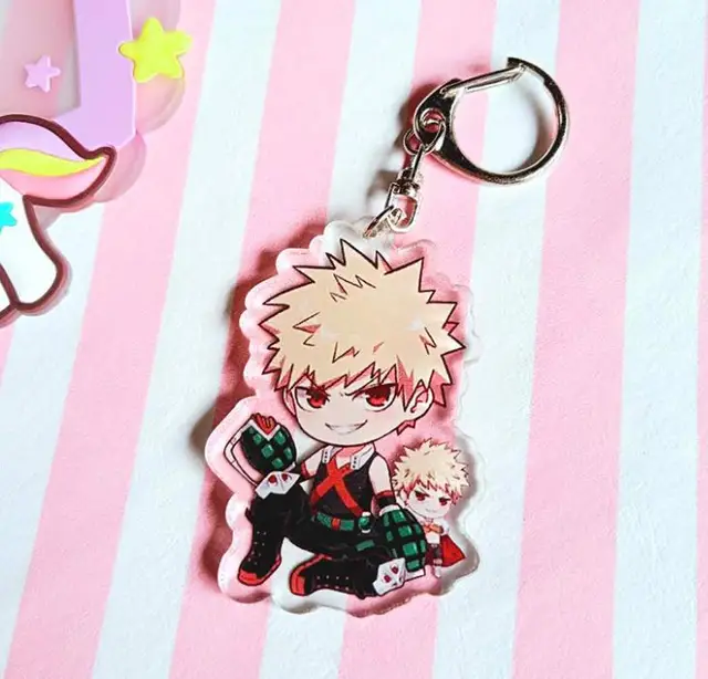1 Pc Creative cute Anime My Hero Academia Acrylic Keychain No Hero