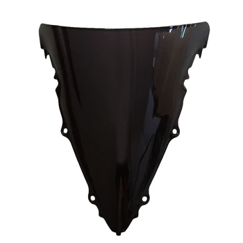 

For YAMAHA YZF R6 03 04 05 2003-2005 2004 White Windshield WindScreen Double Bubble YZF r6 Transparent black