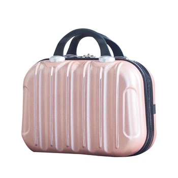 

Small Womem Large Cosmetic Bag Professional Makeup Box Beauty Zipper Suitcase Toiletry Organizer Travel Accessories Supplies
