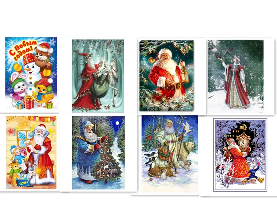 5d eigen foto на заказ алмазная живопись фильмы Санта Клаус Рождество вышивка diy Вышивка крестиком Рождественский Декор Горячая 925 подарки для детей