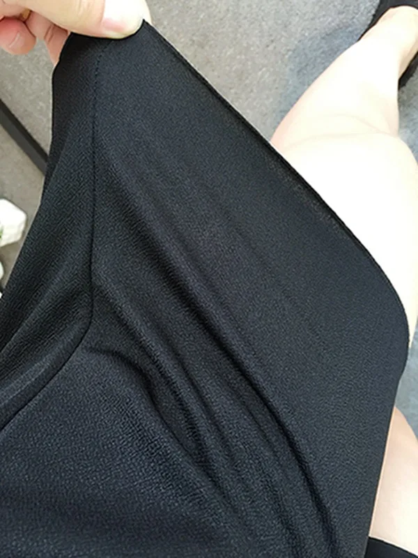 2 Pcs/Lot Shorts Women Plus Size Casual Loose Stretched Elastic Shorts Black FH198 2 Pcs/Lot Shorts Women Plus Size Casual Loose Stretched Elastic Shorts Black FH198
